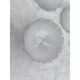 Lot de 5 opalines blanches