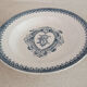 Plate iron earth monogram B