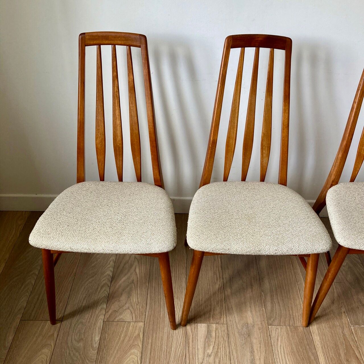 Suite de 4 chaises Eva de Niels Koefoed