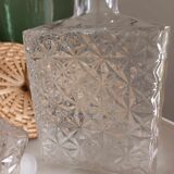 Carafe in cisele glass