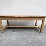 oak farmhouse table - 2 drawers