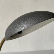 Lampe de bureau en métal gris du milieu du siècle, années 1960, Allemagne