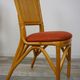 Suite of 4 chairs in Italian rattan design from the 60/70