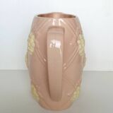 Pitcher slip digoin sarreguemines grape decor