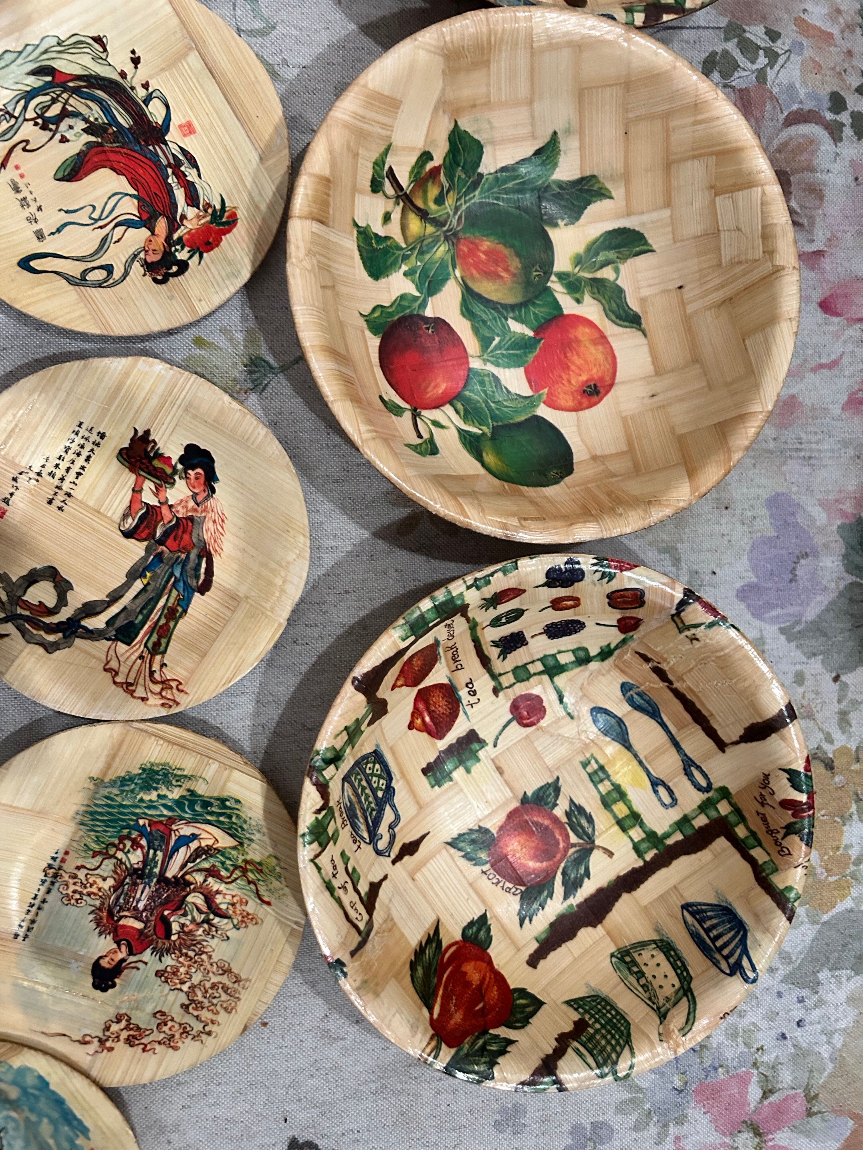 Bamboo coasters and cups