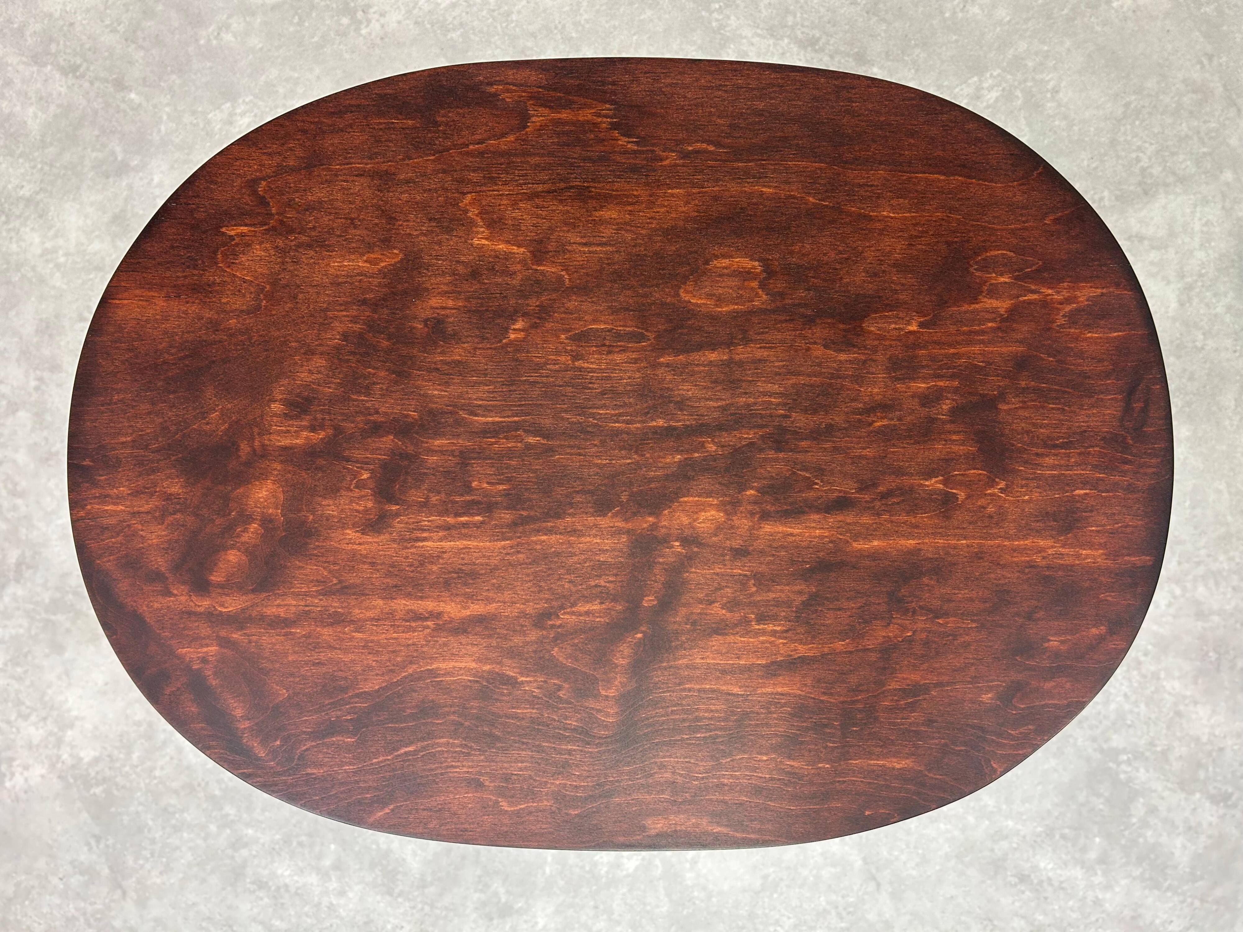 Oval table by the architect Marcel Kammerer for Thonet.