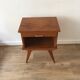 Table de chevet vintage pieds compas