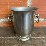 Vintage Ice Bucket Jean COUZON Stainless Steel France #D875