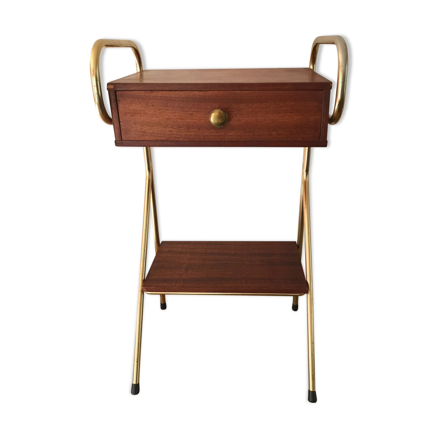 Table de chevet en teck