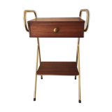 Teak bedside table