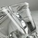 Clear crystal ashtray