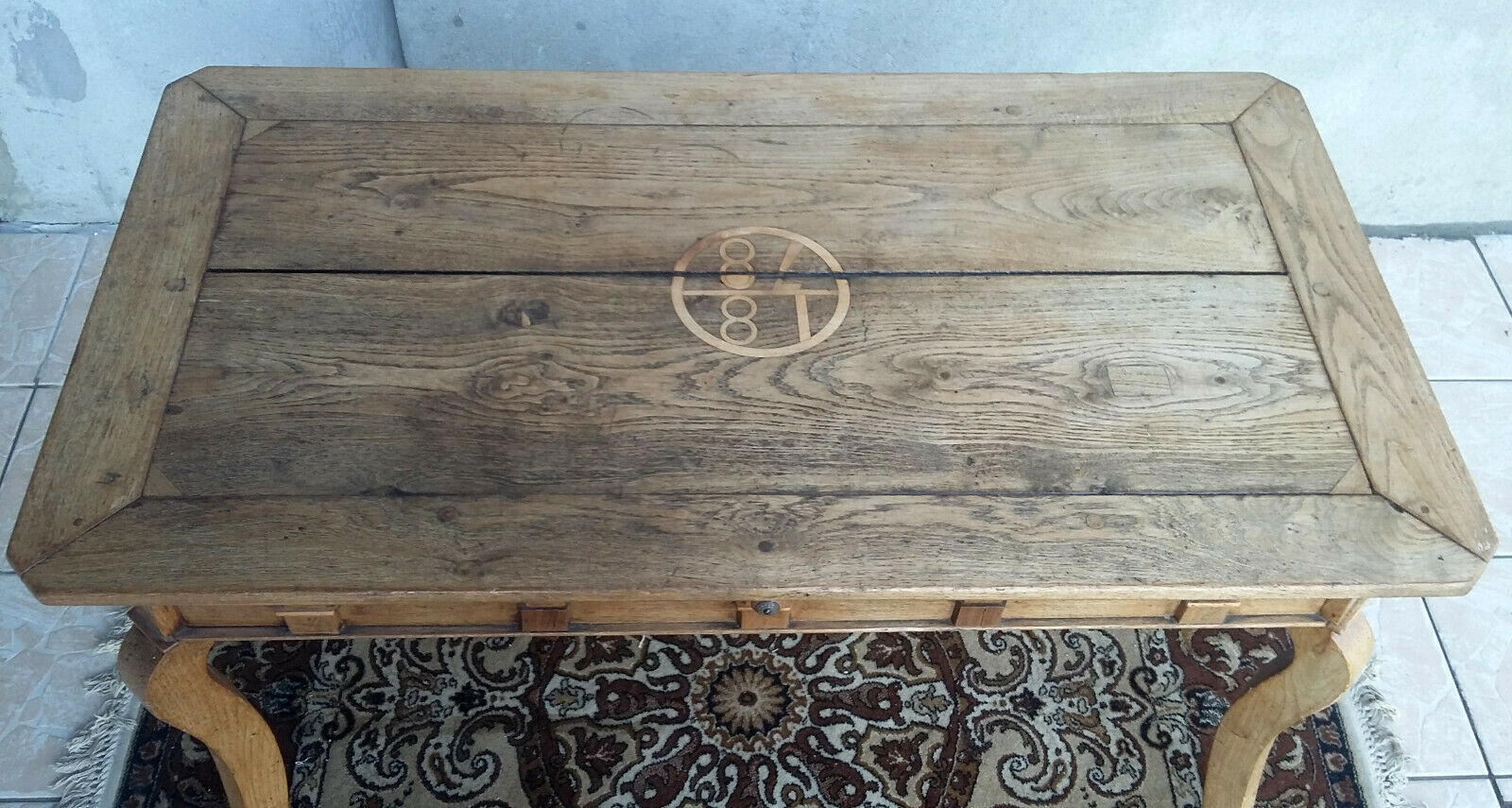 Louis XV oak table 1878