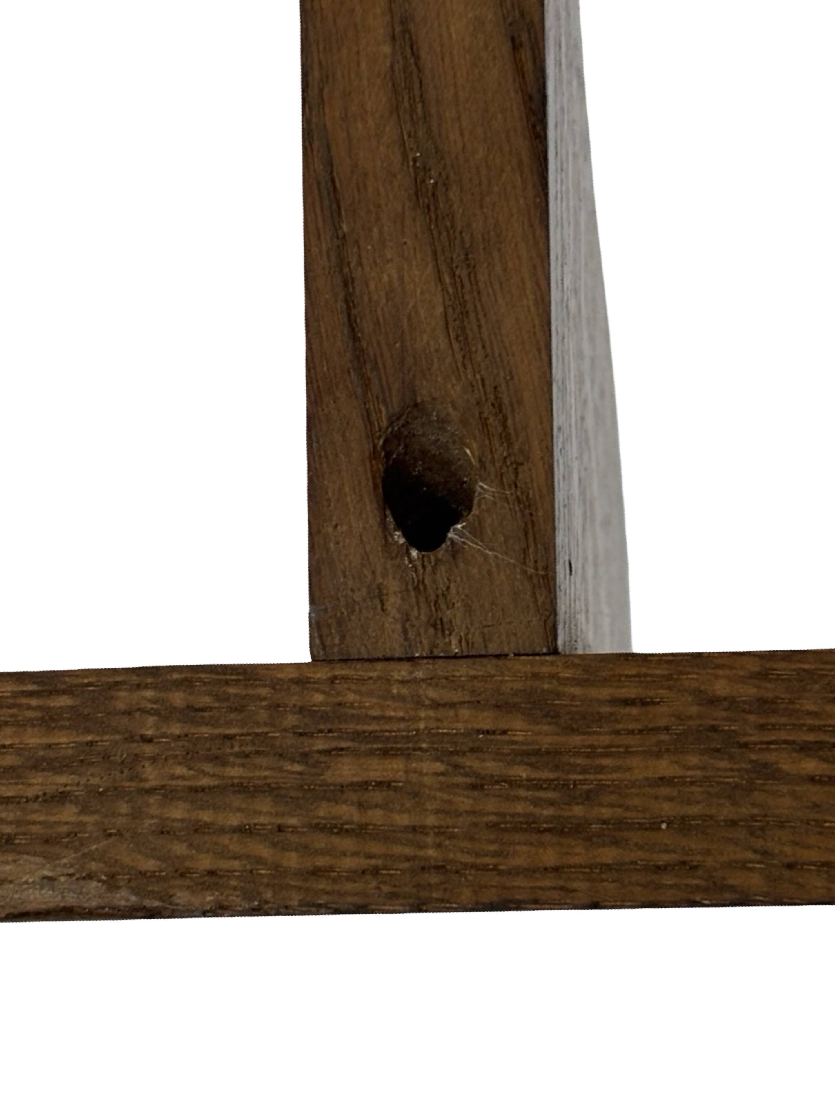 Vintage book shelf wall rack 1970s wood minimalist design