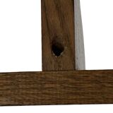 Vintage book shelf wall rack 1970s wood minimalist design