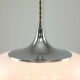 Suspension blanche Space Age de Guzzini, années 1960