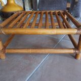 Bamboo luggage rack coffee table