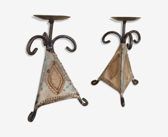 Bougeoirs marocains