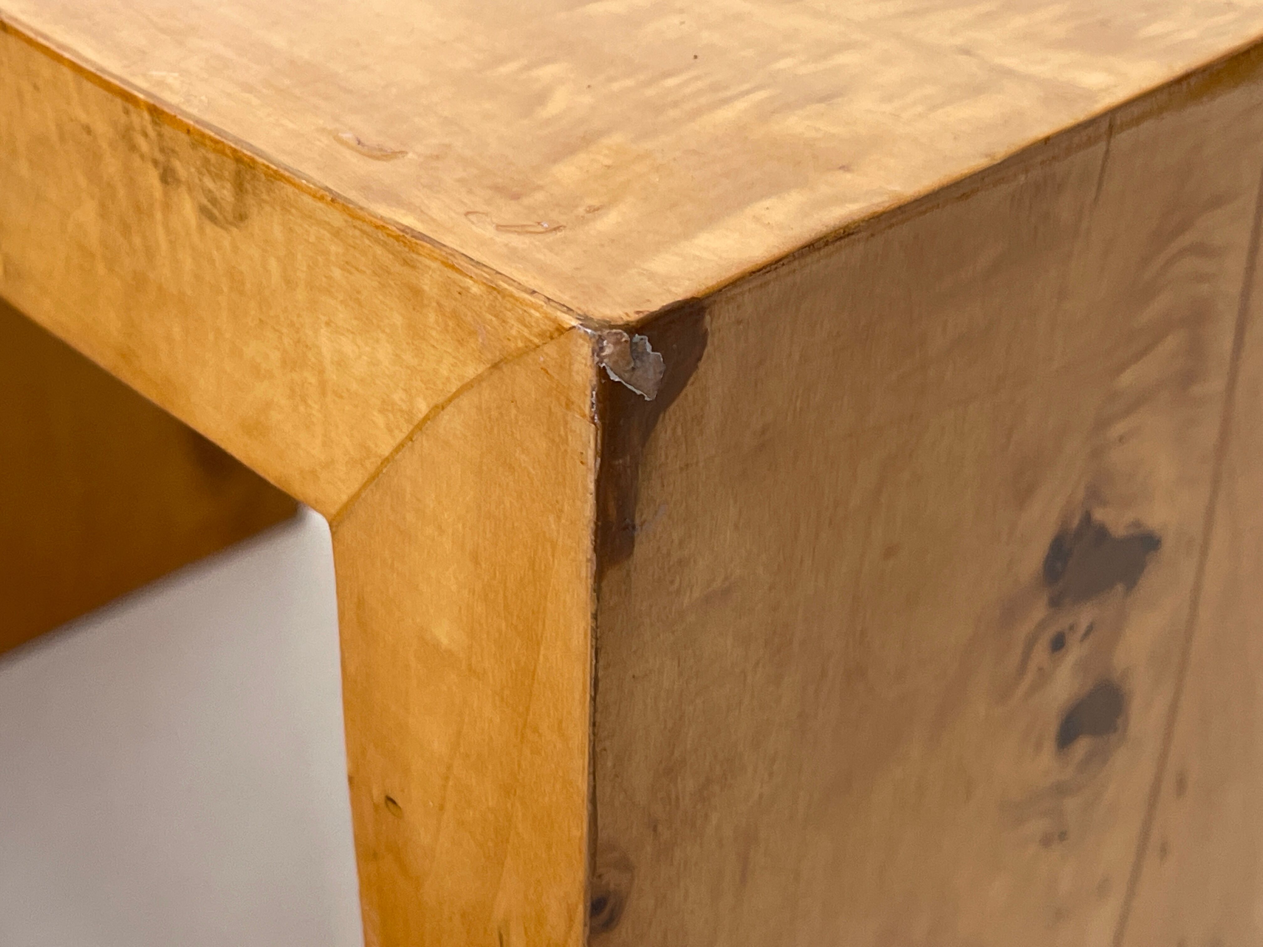 1970s burl nest tables