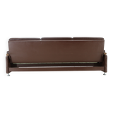 Design Leather Folding Sofa by Arch. Spicka, 1970s, Czechoslovakia