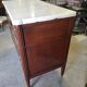 Chest of drawers Louis XVI in mahogany marble top of the XIXth century