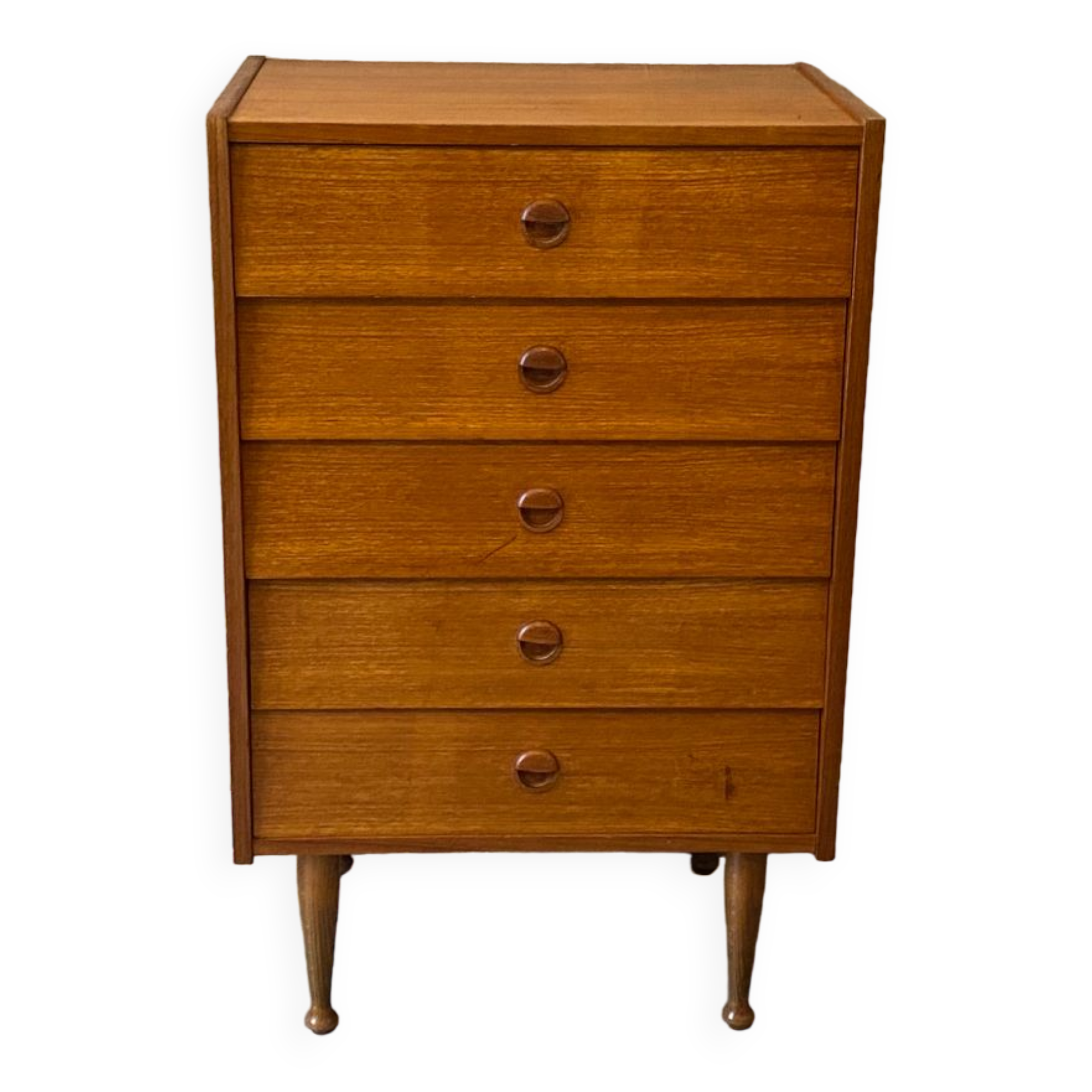 60s teak chest of drawers