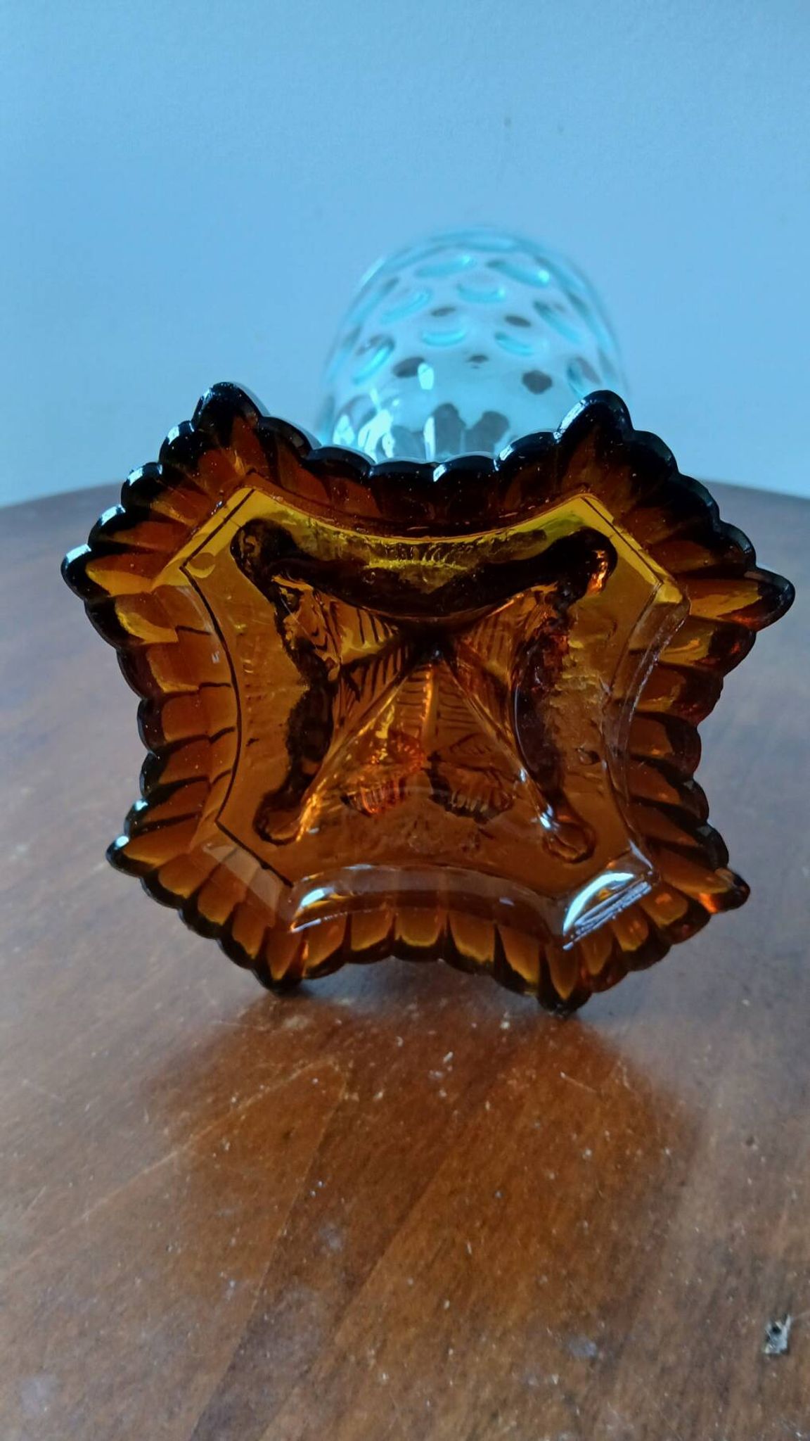 Vase ancien bicolore
