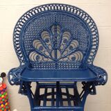 High chair rattan Emmanuelle