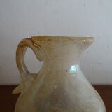 Vase a anse miniature Scavo Seguso Vetri d'Arte verre irisé Murano 1950