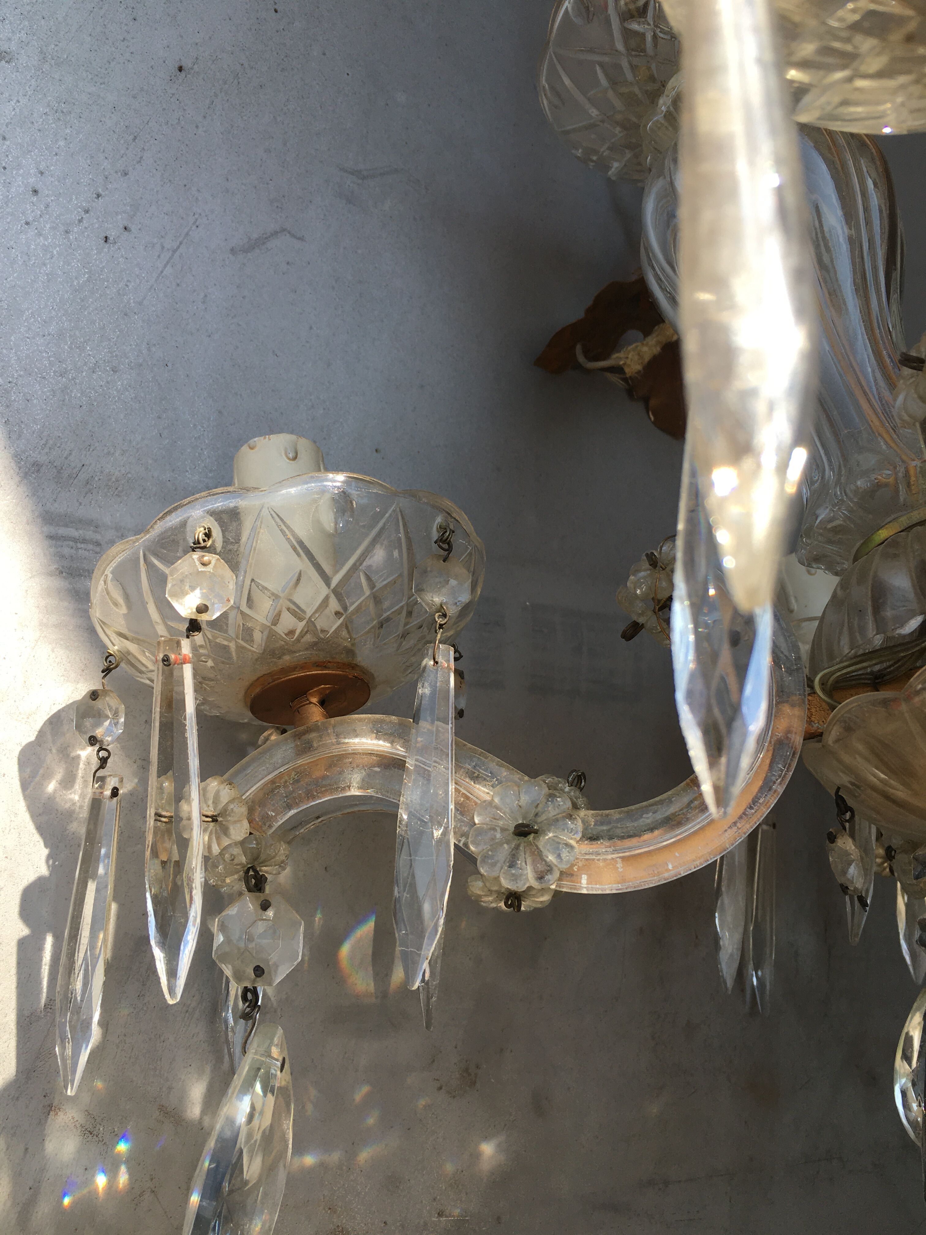 Venetian chandelier 1960 4 fires