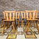 Série de 6 chaises bistrot année 1970