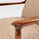 Vintage Armchair by Edmund Homa GFM 64, Tweed Upholstery, Poland, 1960