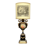 Limoges. Grande lampe de table.