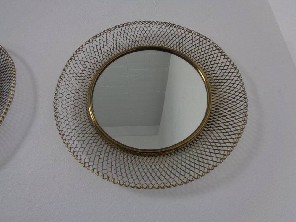 Brass Mirrors, 1960s, Set of 2