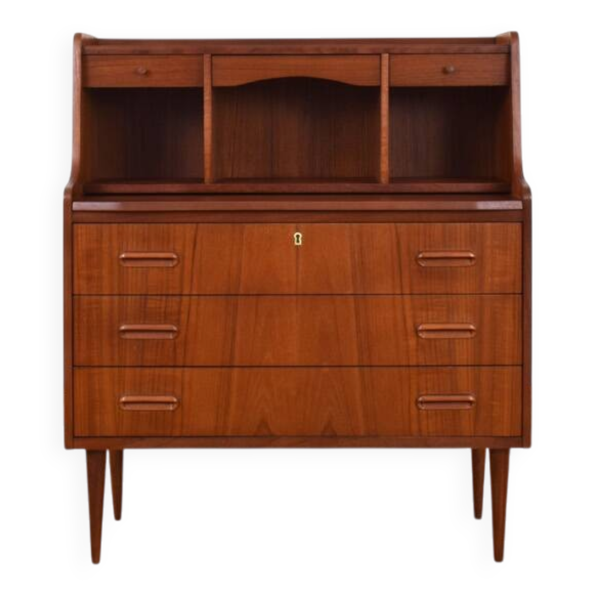 Mid-Century Danish Teak Secretary, 1960s.