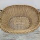 Wicker laundry baskets
