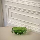 Vide poche Murano vert iridescent
