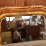 Louis philippe doré gold leaf mirror