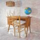 Bureau pieds compas