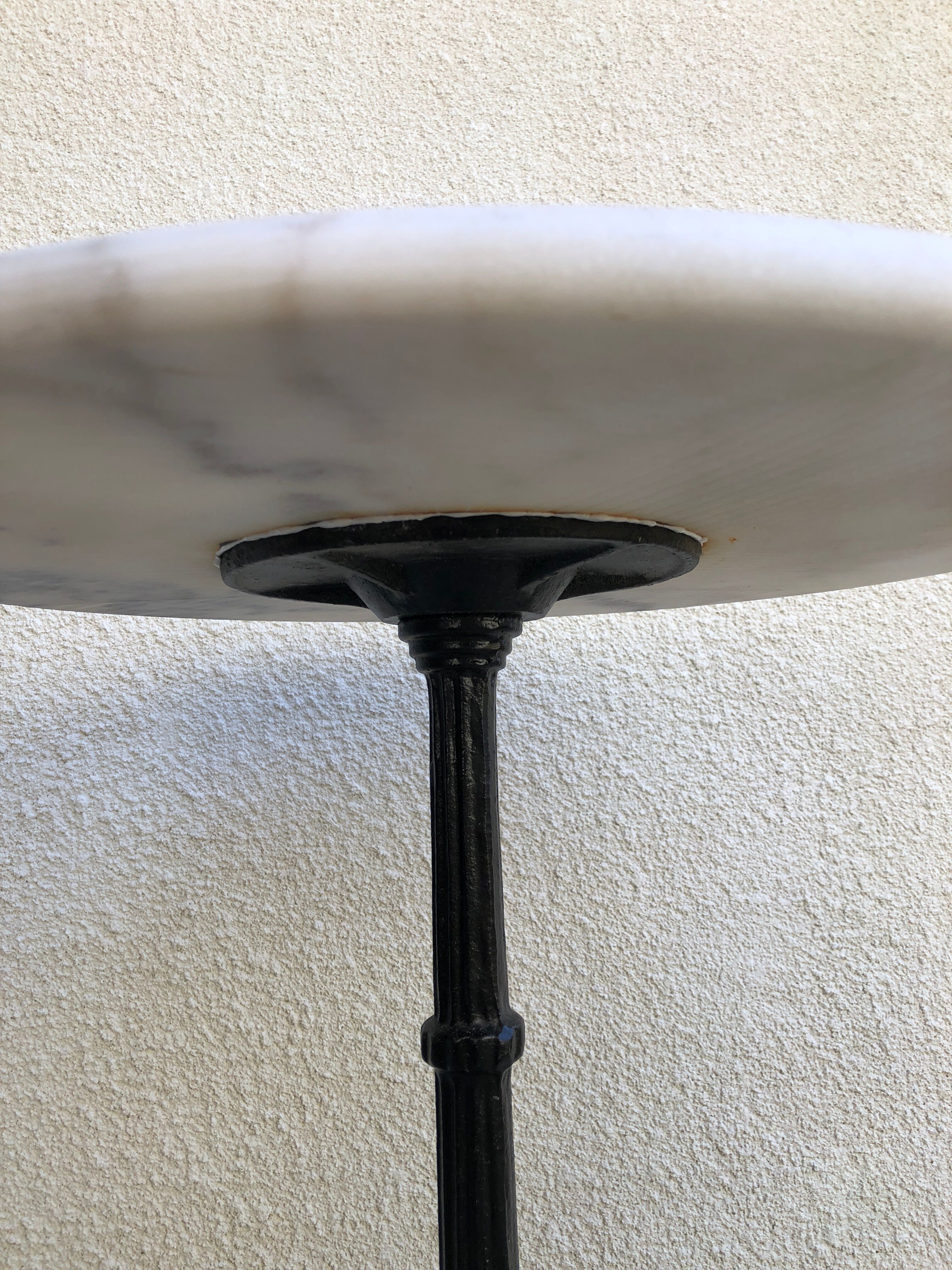 Marble bistro table