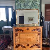 Golden mirror, 97x64 cm