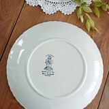 Plat rond Lunéville tradition