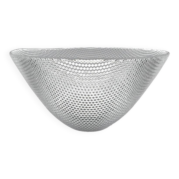 Bol en verre Trigona pour Holmegaard, Danemark 1980