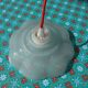 Old hanging lamp, shade glass lamp vintage