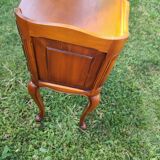 Louis XV style bedside table in cherry wood.