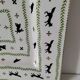 Large square dish RB Bernarda with animal decoration.