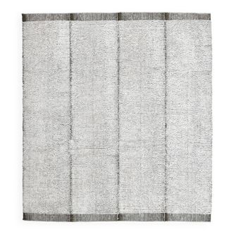 Tapis marocain carré vert et blanc 9x9 265 x 265 cm SK 242886