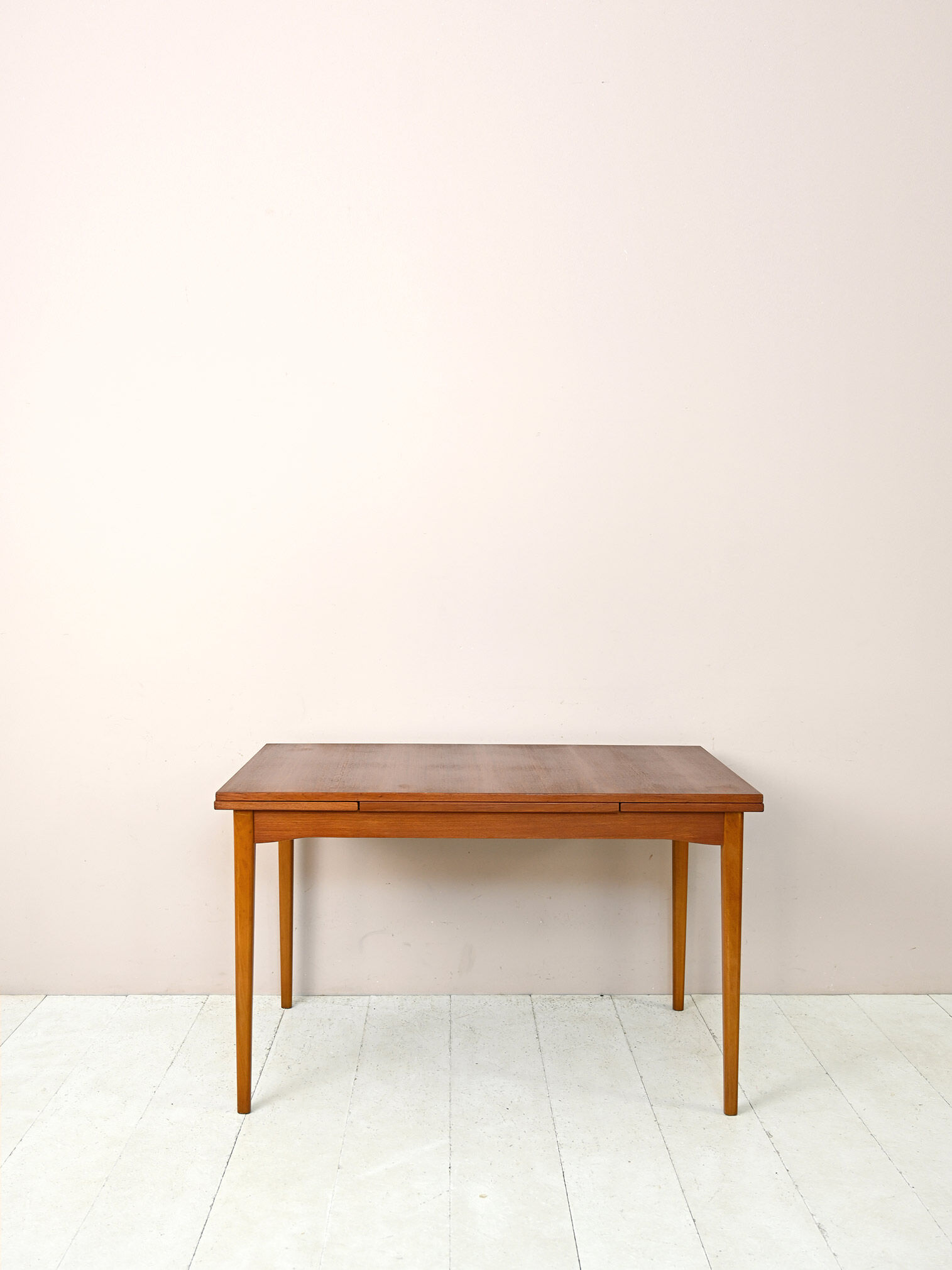 Scandinavian extending teak table