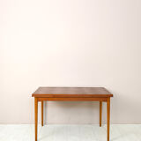 Scandinavian extending teak table