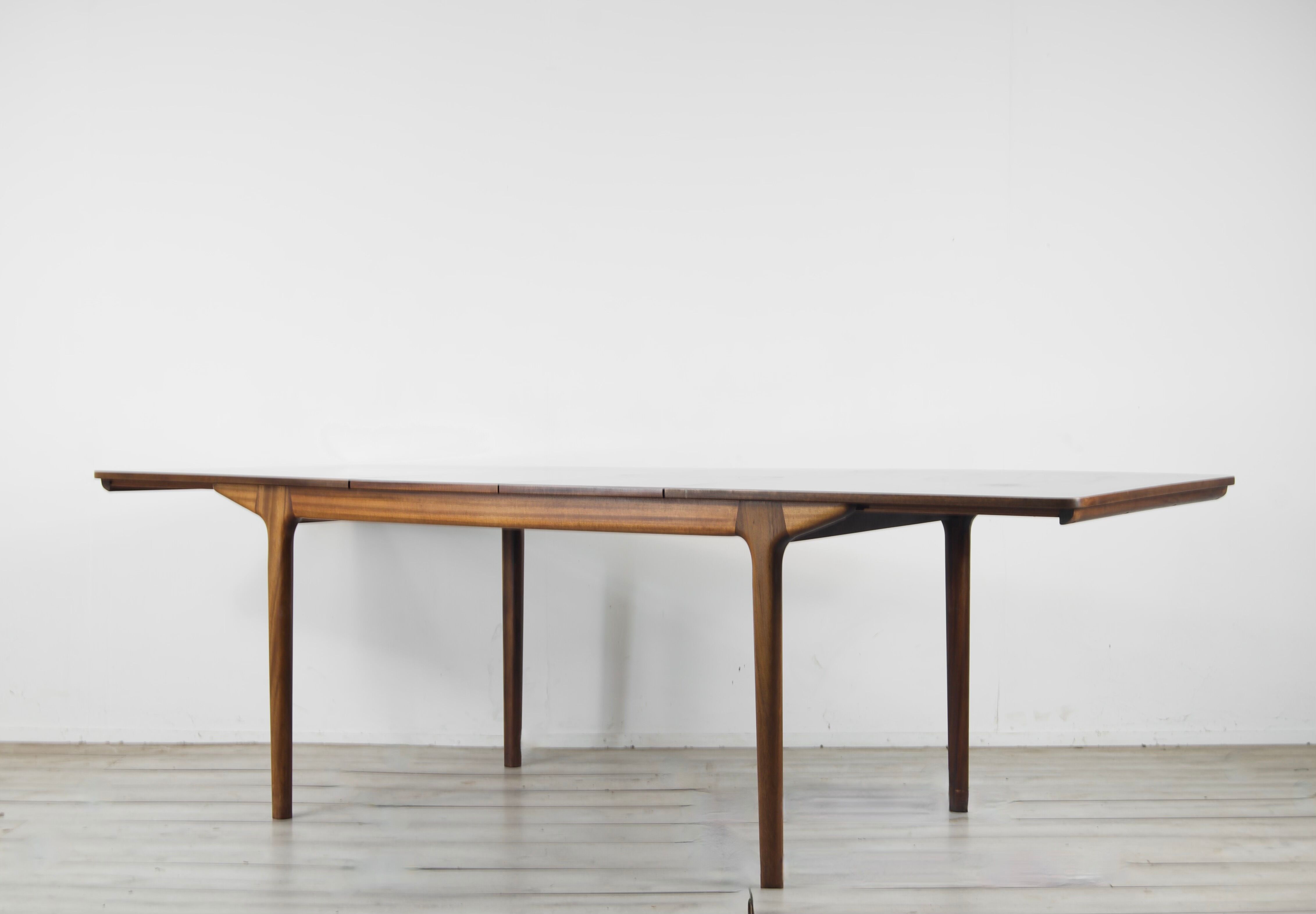 Midcentury mcintosh extending table in teak