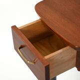 Scandinavian dressing table with triple mirror, 1950s–60s